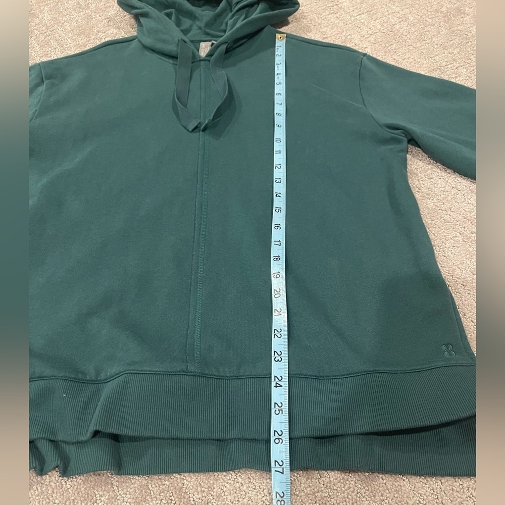 Sweaty Betty Revive Hoodie In Deep Emerald Green, Relaxed Fit, Ribbed Details, 8 - Picture 11 of 16